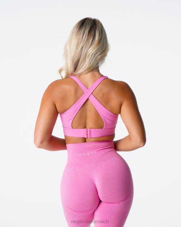 Fitness Frauen NVGTN 6J66171 Kaugummi rosa BH zum Enthüllen