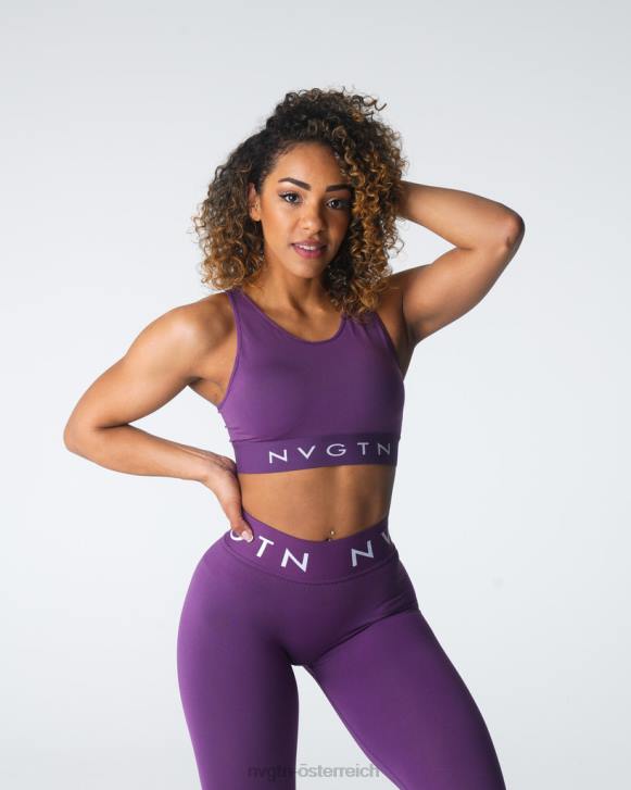 Fitness Frauen NVGTN 6J6633 Amethyst Trilogy Sport nahtloser BH