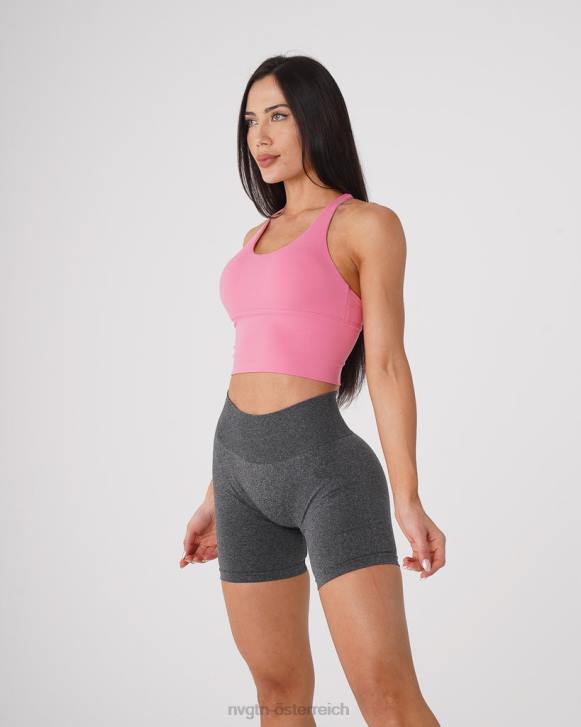 Fitness Frauen NVGTN 6J6685 Koralle Matrix-BH-Oberteil