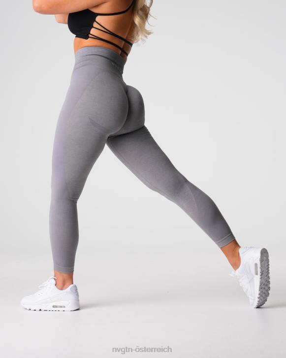 Fitness Frauen NVGTN 6J66488 grau Kontur 2.0 nahtlose Leggings