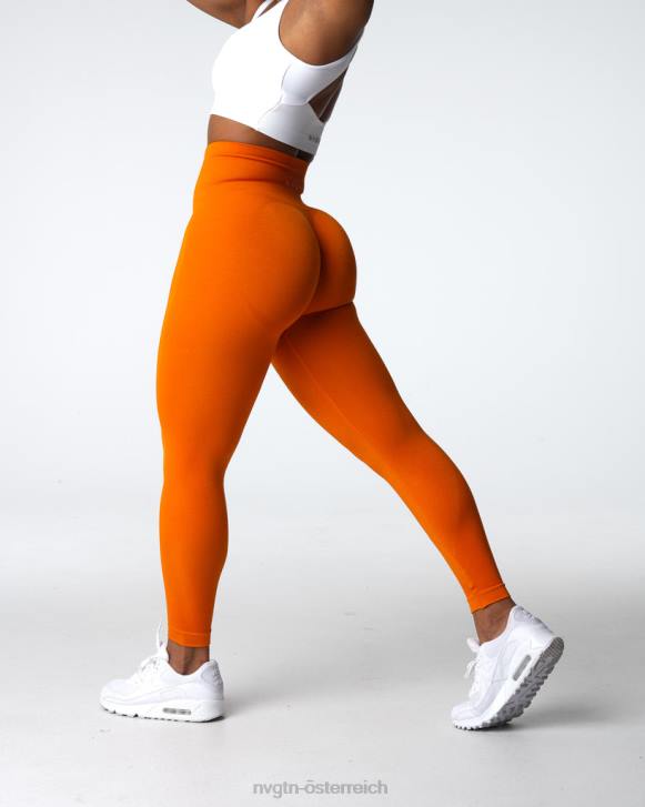 Fitness Frauen NVGTN 6J66489 Mandarin Kontur 2.0 nahtlose Leggings