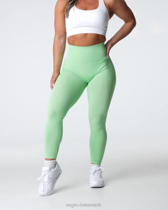 Fitness Frauen NVGTN 6J66493 Pistazie Konturnahtlose Leggings