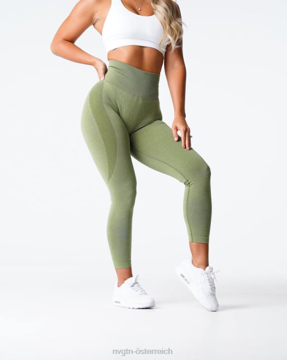 Fitness Frauen NVGTN 6J66505 Wiese Konturnahtlose Leggings