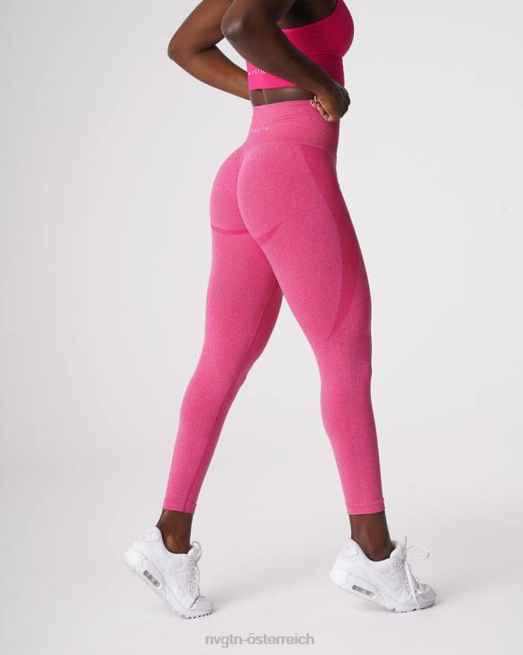 Fitness Frauen NVGTN 6J66529 Fuchsie Konturnahtlose Leggings