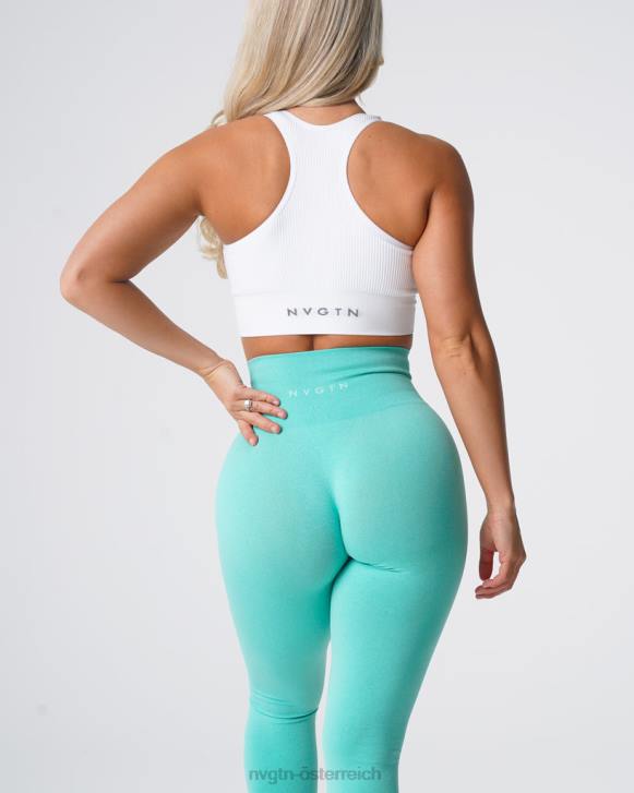 Fitness Frauen NVGTN 6J66531 Minze Konturnahtlose Leggings