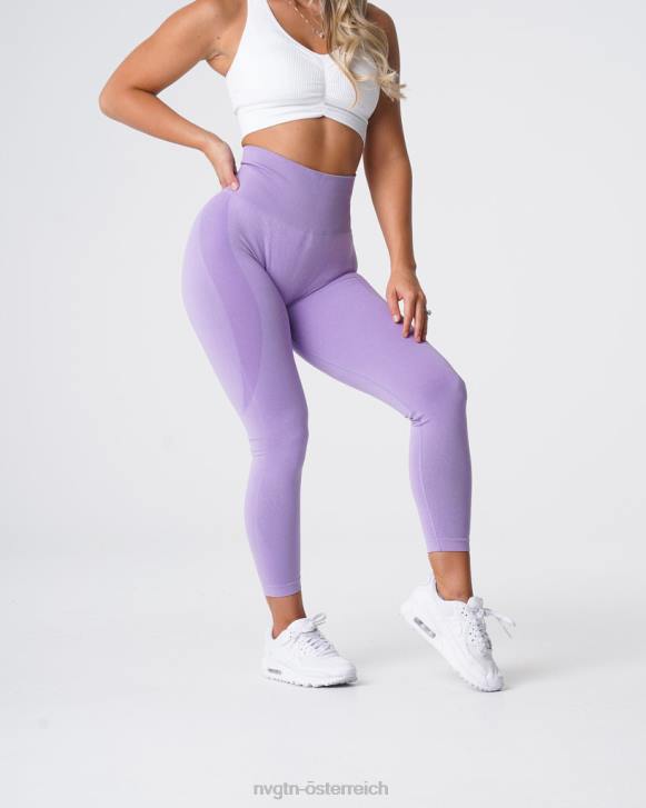 Fitness Frauen NVGTN 6J66535 lila Konturnahtlose Leggings