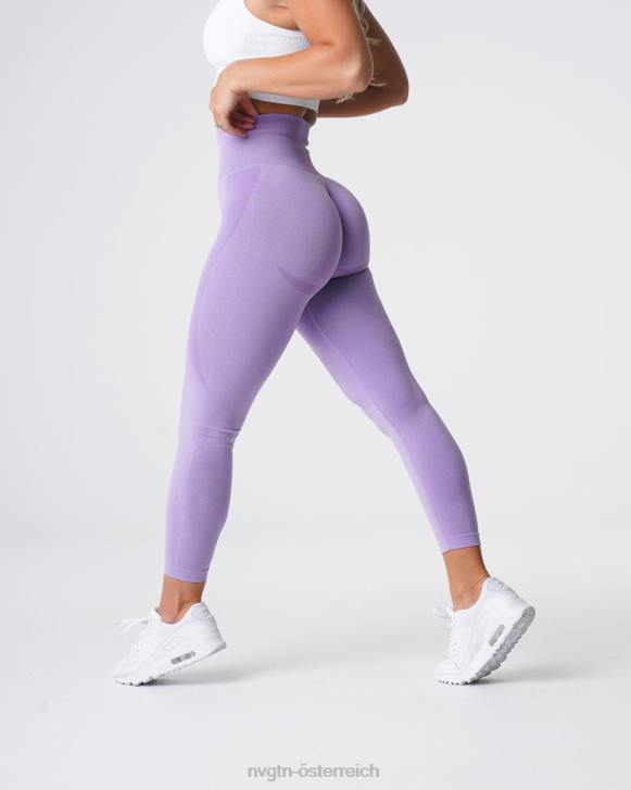 Fitness Frauen NVGTN 6J66535 lila Konturnahtlose Leggings