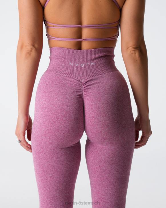 Fitness Frauen NVGTN 6J66539 Pastellrosa Nahtlose Scrunch-Leggings