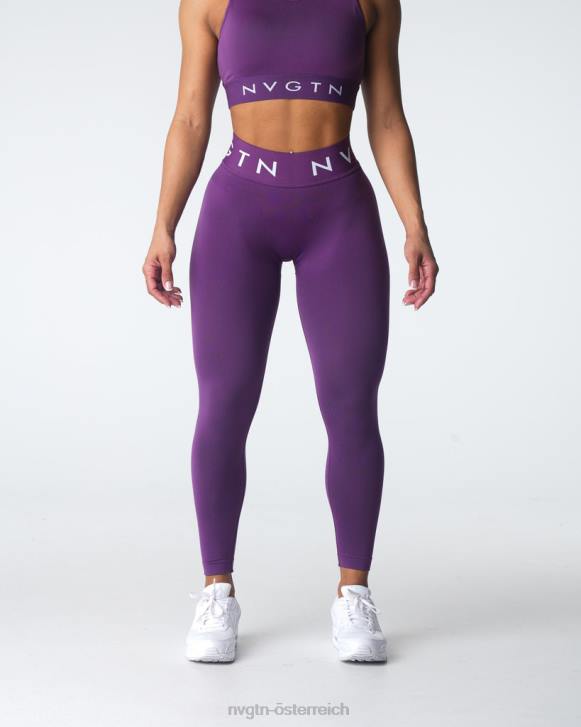 Fitness Frauen NVGTN 6J66542 Amethyst Nahtlose Sport-Leggings