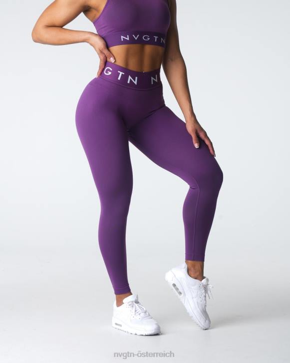 Fitness Frauen NVGTN 6J66542 Amethyst Nahtlose Sport-Leggings