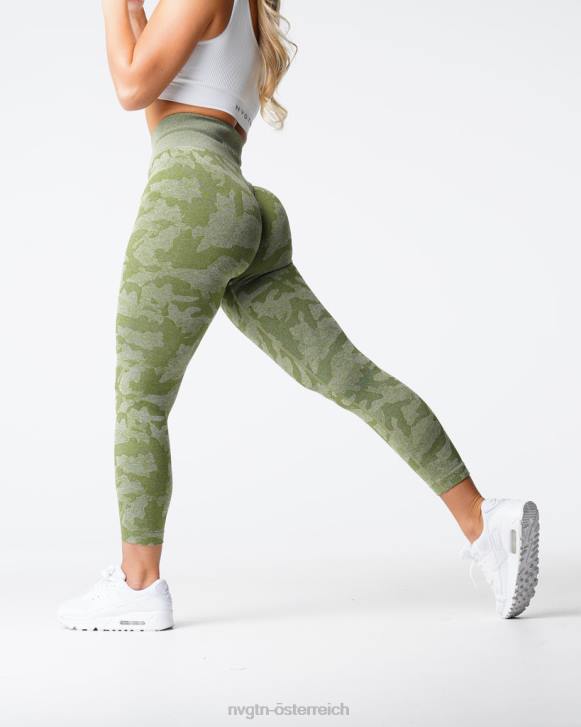 Fitness Frauen NVGTN 6J66548 Wiese Nahtlose Camo-Leggings