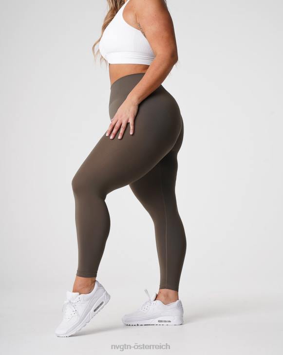 Fitness Frauen NVGTN 6J66557 Olive Solide nahtlose Leggings