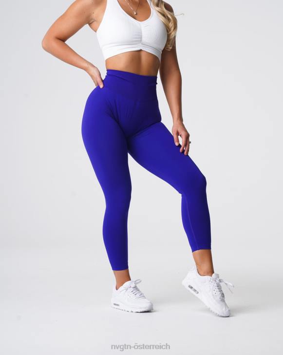 Fitness Frauen NVGTN 6J66575 Kobalt Solide nahtlose Leggings