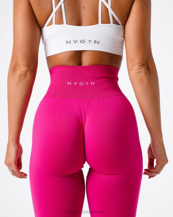 Fitness Frauen NVGTN 6J66576 Magenta Solide nahtlose Leggings