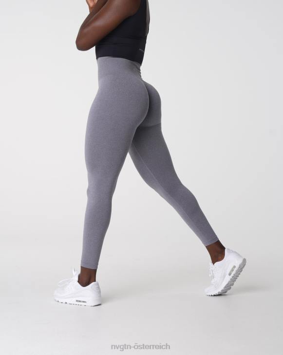 Fitness Frauen NVGTN 6J66579 grau Nahtlose NV-Leggings