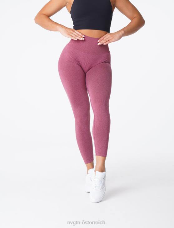 Fitness Frauen NVGTN 6J66580 kastanienbraun Nahtlose NV-Leggings