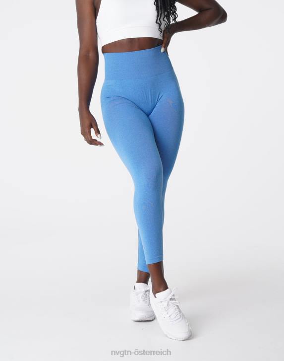 Fitness Frauen NVGTN 6J66584 Meerblau Nahtlose NV-Leggings