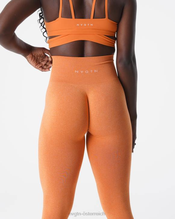 Fitness Frauen NVGTN 6J66589 gebranntes Orange Nahtlose NV-Leggings