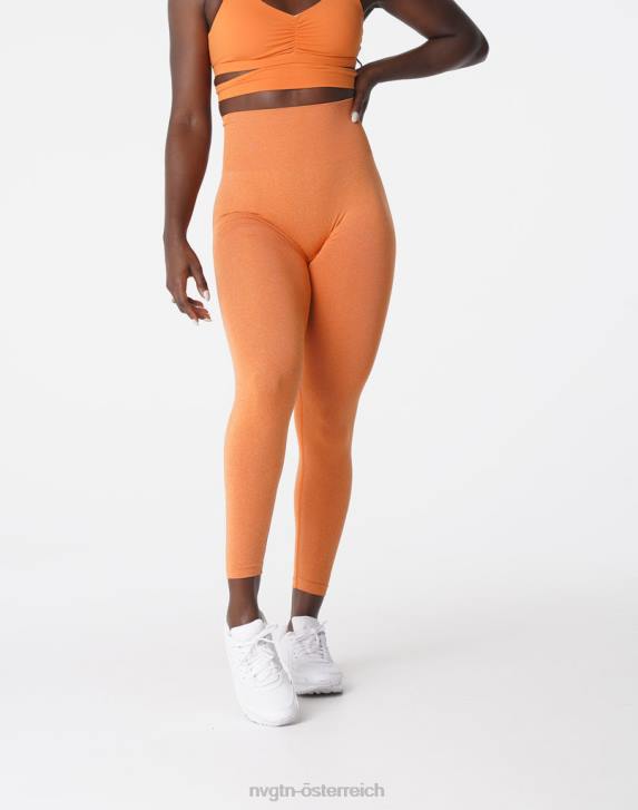 Fitness Frauen NVGTN 6J66589 gebranntes Orange Nahtlose NV-Leggings