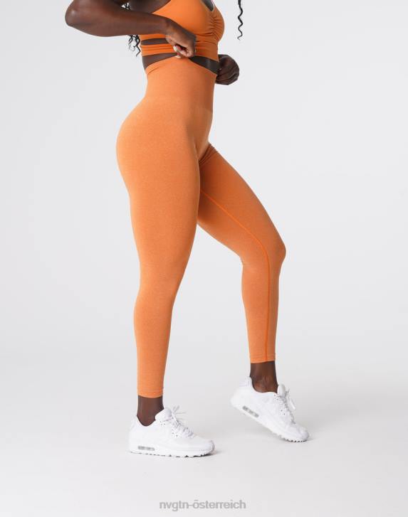 Fitness Frauen NVGTN 6J66589 gebranntes Orange Nahtlose NV-Leggings