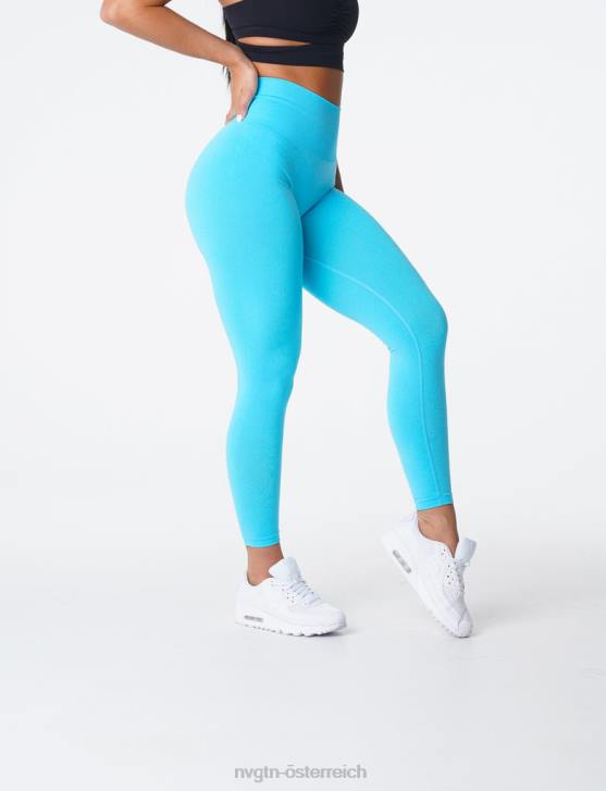 Fitness Frauen NVGTN 6J66594 Aqua Nahtlose NV-Leggings