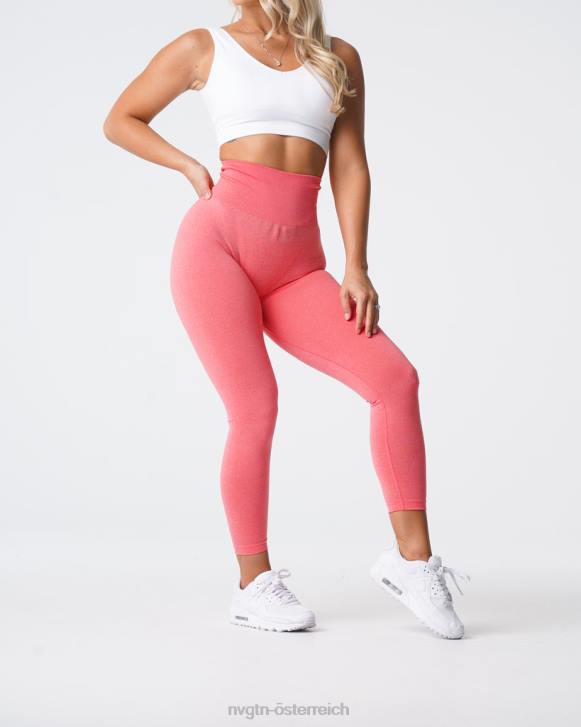 Fitness Frauen NVGTN 6J66597 Koralle Nahtlose NV-Leggings