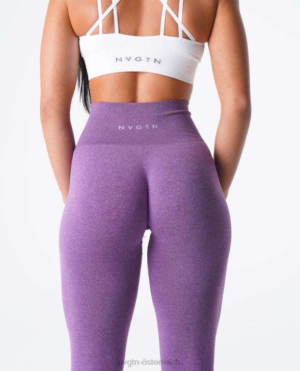 Fitness Frauen NVGTN 6J66599 violett Nahtlose NV-Leggings