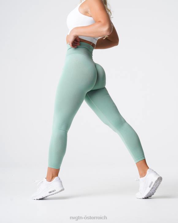 Fitness Frauen NVGTN 6J66602 Salbeigrün Nahtlose NV-Leggings