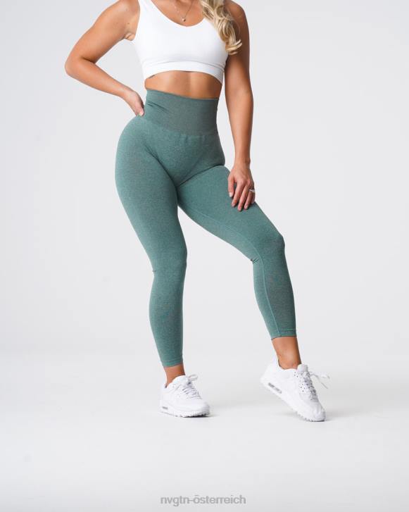 Fitness Frauen NVGTN 6J66604 Waldgrün Nahtlose NV-Leggings