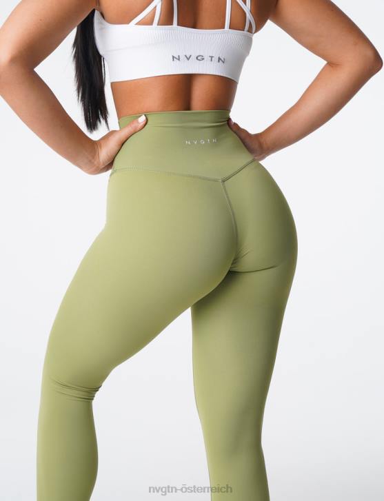 Fitness Frauen NVGTN 6J66654 Olive charakteristische 2.0-Leggings