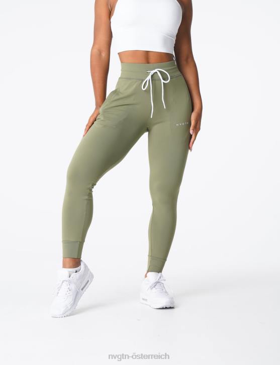 Fitness Frauen NVGTN 6J66707 Olive Jogger