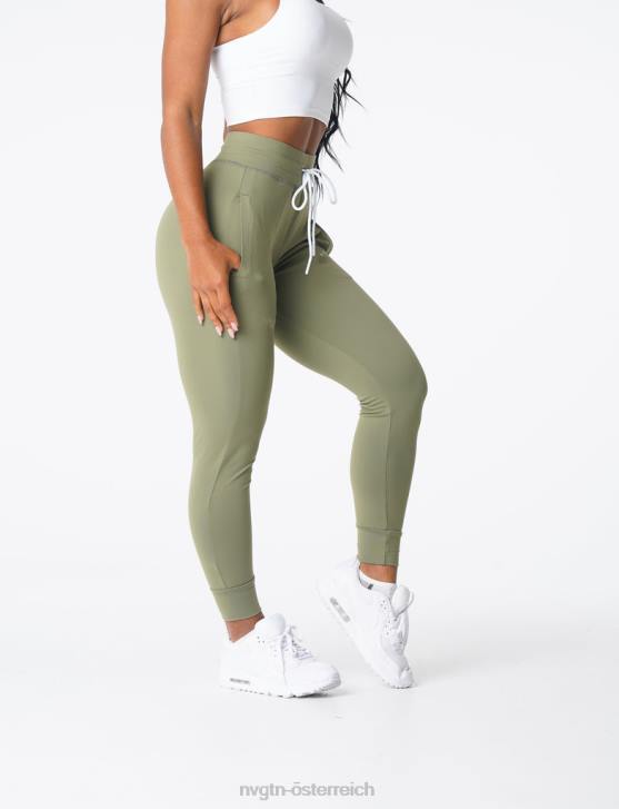 Fitness Frauen NVGTN 6J66707 Olive Jogger