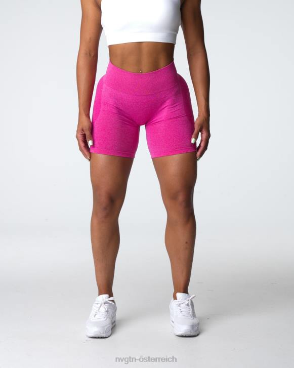 Fitness Frauen NVGTN 6J66327 Fuchsie Konturnahtlose Shorts