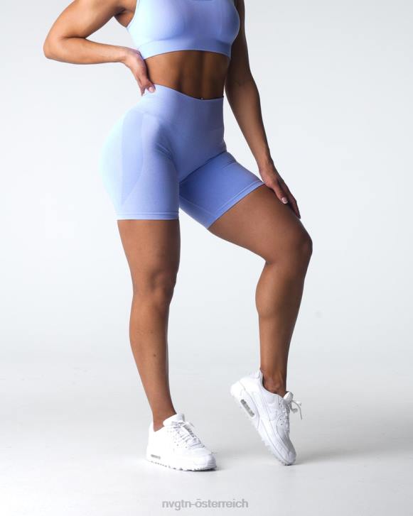 Fitness Frauen NVGTN 6J66341 Immergrün Konturnahtlose Shorts