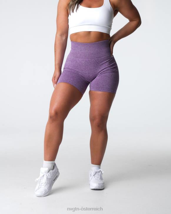 Fitness Frauen NVGTN 6J66403 violett Nahtlose Scrunch-Shorts