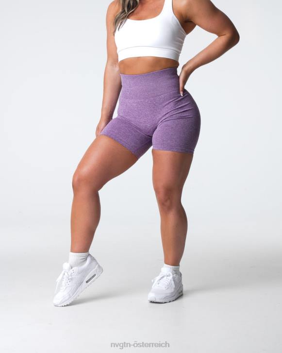 Fitness Frauen NVGTN 6J66403 violett Nahtlose Scrunch-Shorts