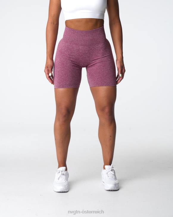 Fitness Frauen NVGTN 6J66410 kastanienbraun Nahtlose Scrunch-Shorts