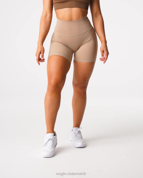 Fitness Frauen NVGTN 6J66457 Latté Signature 2.0-Shorts