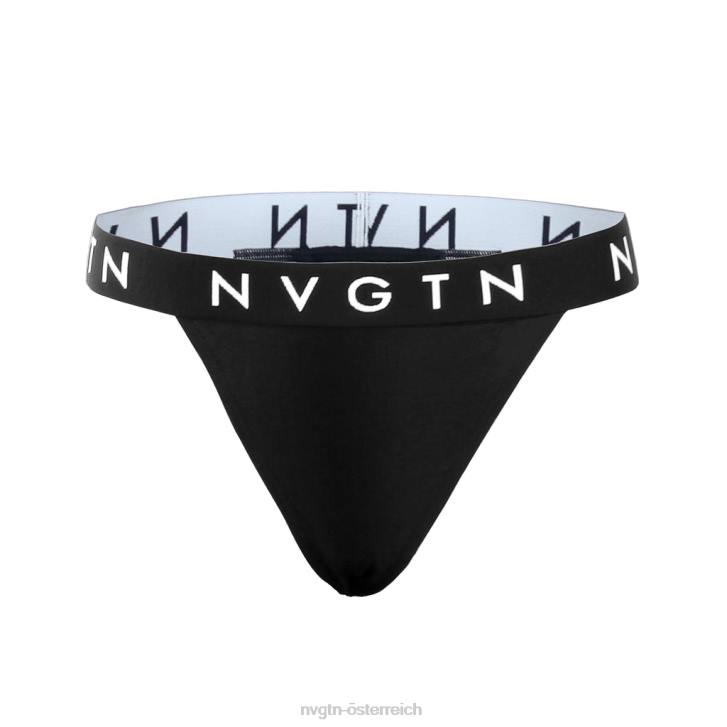 Fitness Frauen NVGTN 6J66711 Schwarz Tanga