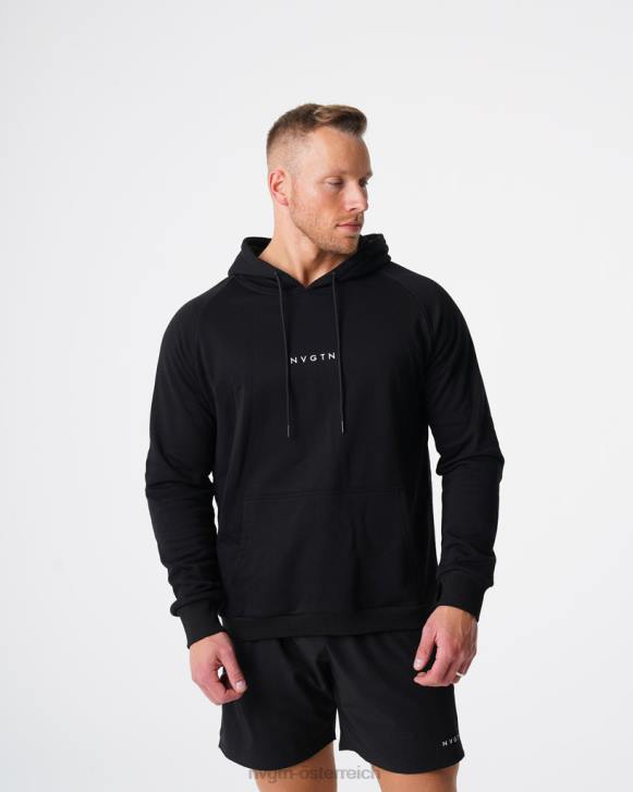 Spitzen Männer NVGTN 6J66784 Schwarz Lounge-Hoodie