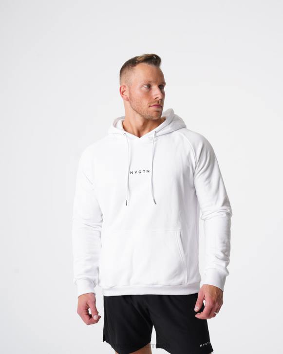 Spitzen Männer NVGTN 6J66785 Weiß Lounge-Hoodie