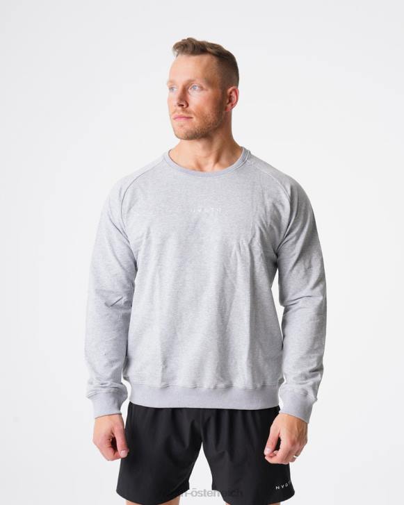 Spitzen Männer NVGTN 6J66792 grau Sweatshirt mit Rundhalsausschnitt