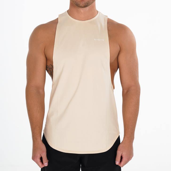 Spitzen Männer NVGTN 6J66807 Beige Pulskantentank